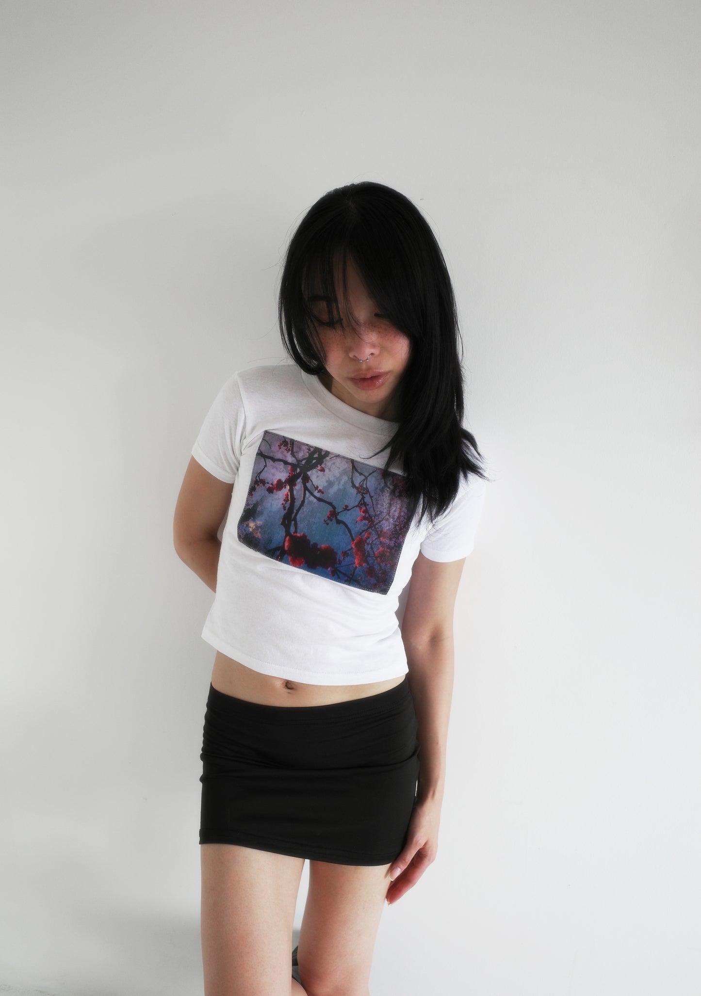 baby tee Cherry